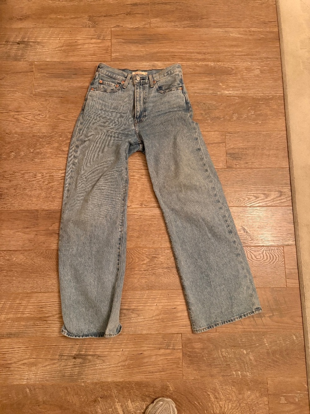Levis ribcage wide leg jeans